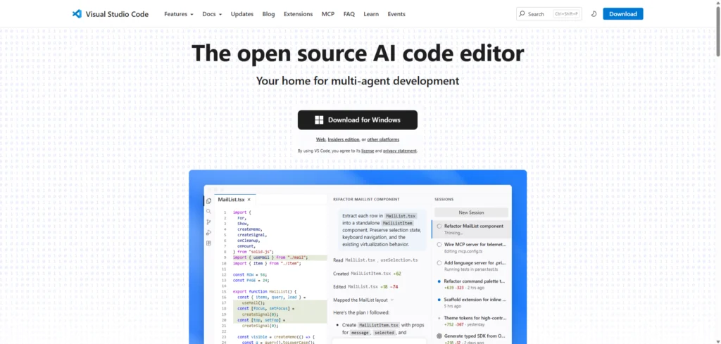 Установка VS Code. Сайт: code.visualstudio.com