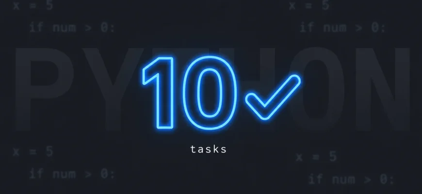 10 задач на переменные и типы данных (для новичков)