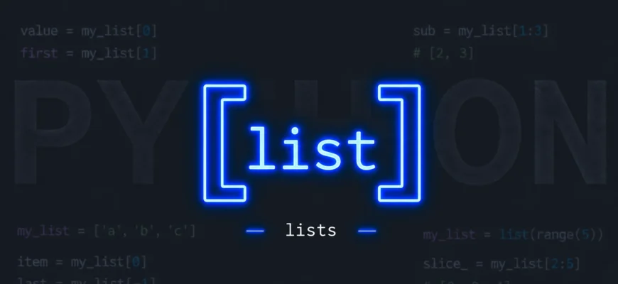Что такое список (list): создание, индексы, срезы