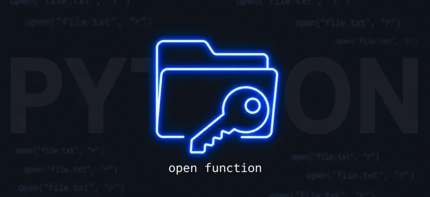 Функция open(): как открыть файл