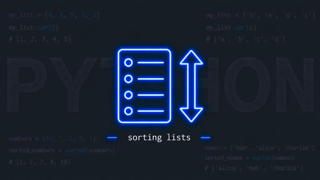 Сортировка списка: sort() и sorted()