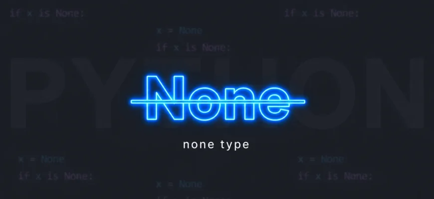 Тип None: что это и зачем нужен