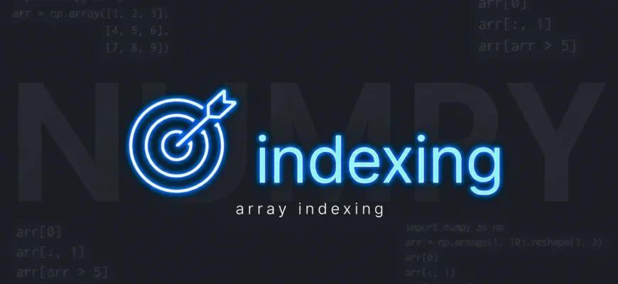 Индексация и срезы в NumPy