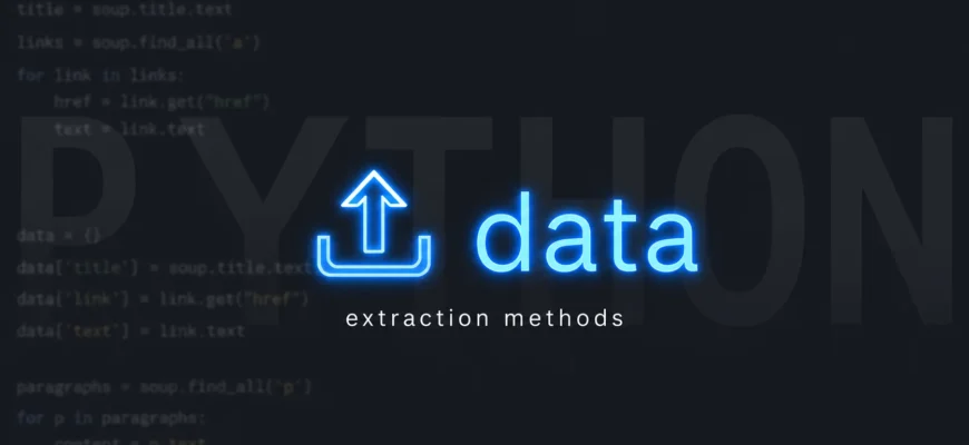 Извлечение текста, ссылок, атрибутов в BeautifulSoup