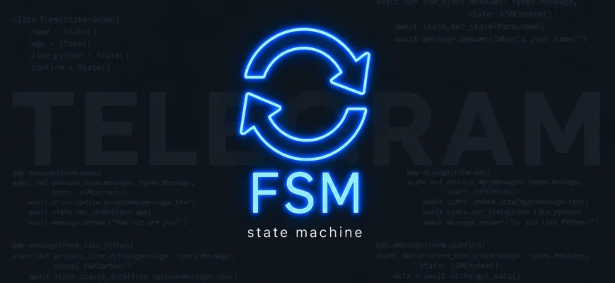 Машина состояний (FSM) для диалогов