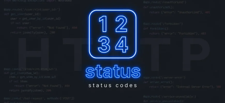 Статус-коды HTTP: 2xx, 3xx, 4xx, 5xx