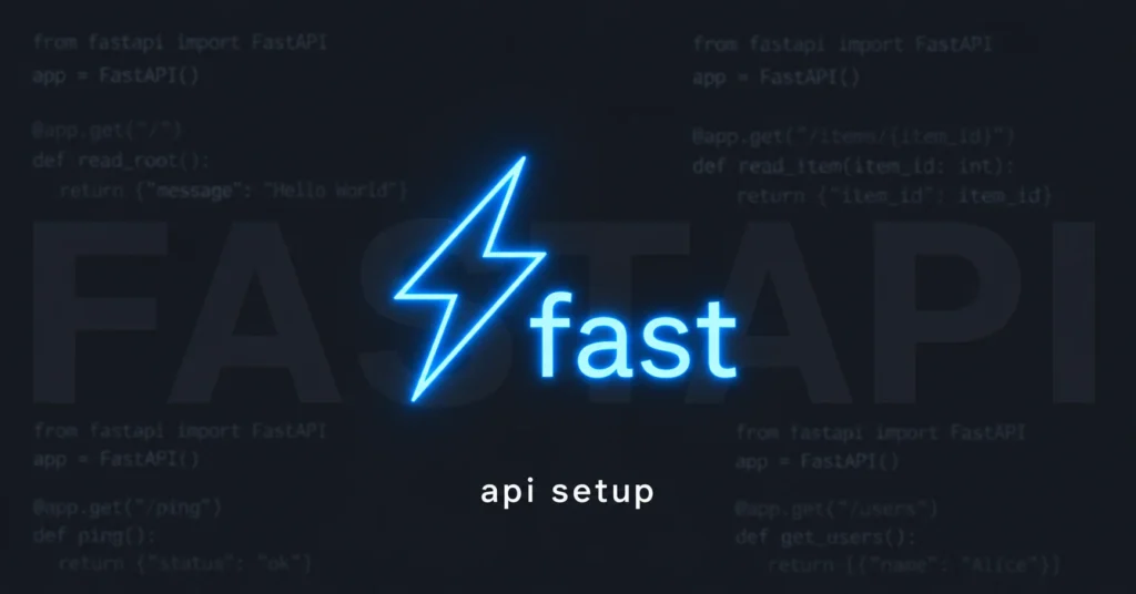 Установка FastAPI и первый эндпоинт