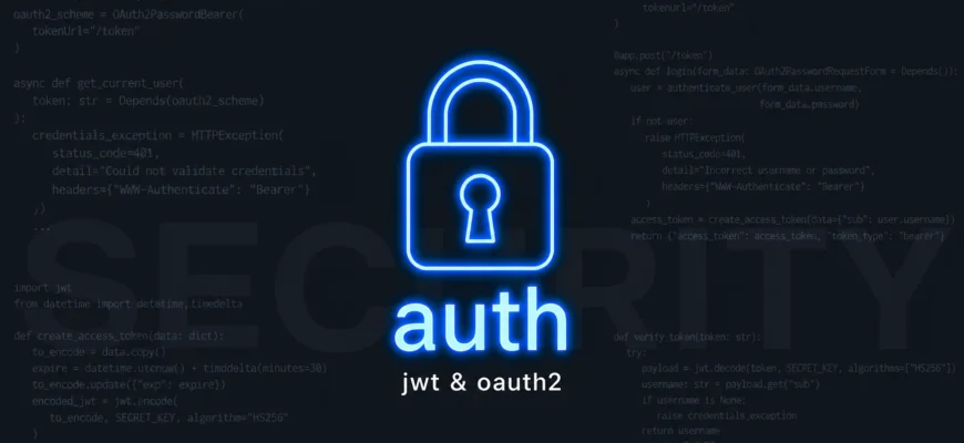 Аутентификация в API: JWT и OAuth2