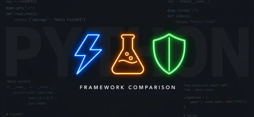 FastAPI vs Flask vs Django: полное сравнение