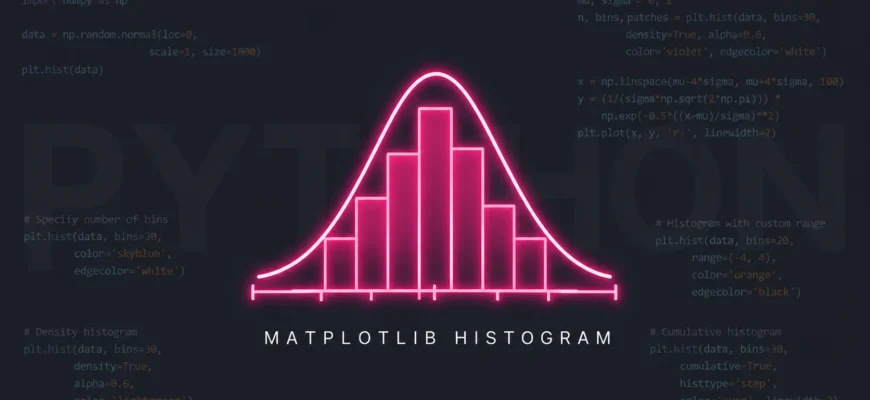 Гистограммы: hist()
