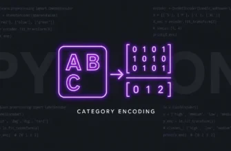 Кодирование категорий: OneHotEncoder, LabelEncoder