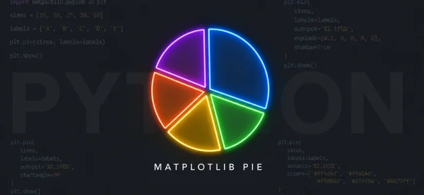 Круговые диаграммы: pie()