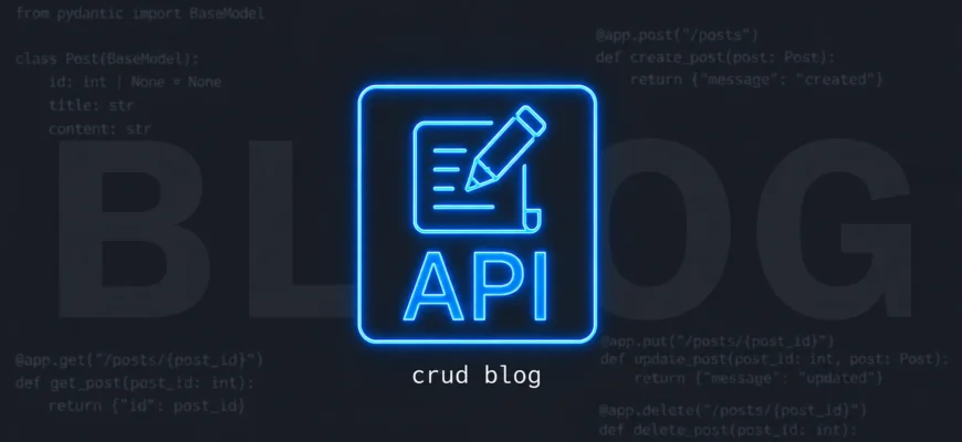 Мини-проект: API для блога (CRUD)