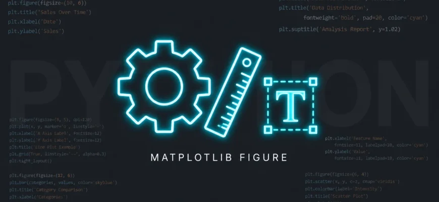 Настройка фигуры: размер, dpi, подписи