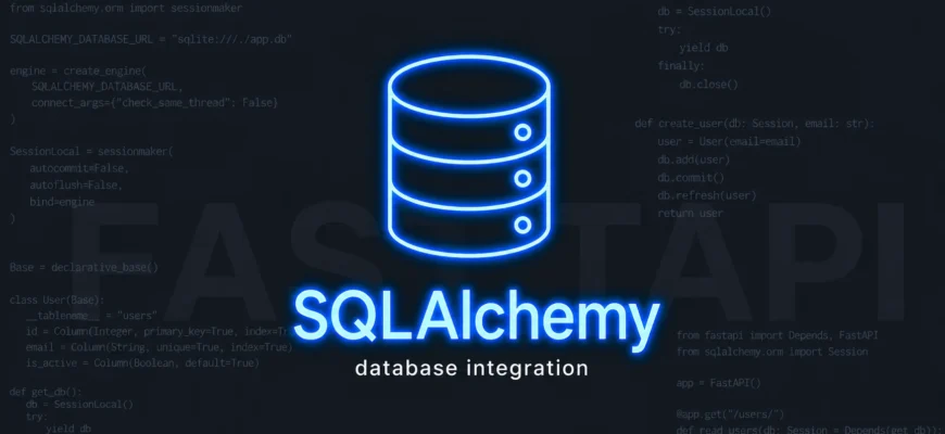 Работа с базами данных: SQLAlchemy + FastAPI