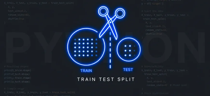 Разделение данных на train/test: train_test_split