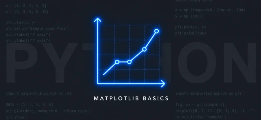 Установка Matplotlib и первый график