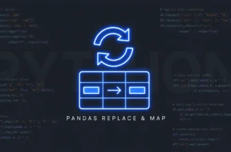 Замена значений: replace и map